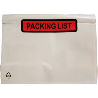 👉 PP active 1000 Paklijstenveloppen A6 165x122mm Packing List