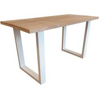 👉 Statafel eikenhout Wood4you New England 220x90x110cm 6013851788762