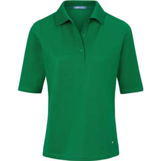 👉 Poloshirt 100% katoen korte knoopsluiting DAY.LIKE groen