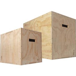 👉 Houten active VirtuFit 3-in-1 Plyo Box Set - 2 Stuks