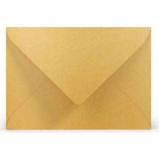 👉 Envelop goud c6 stuks active Enveloppen - 5 4014969312193