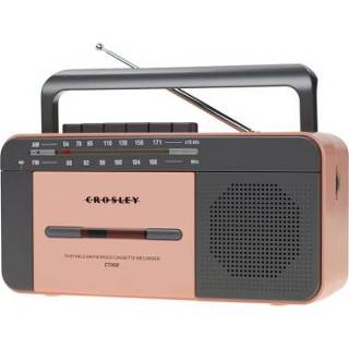 👉 Draagbare radio roze kunststof One Size Color-Roze Crosley CT102A Portable Cassettespeler Bluetooth 710244248143