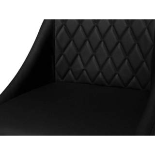 👉 Eetkamerstoel zwart kunstleer One Size Color-Zwart set van 2 ARCATA 4260580926206