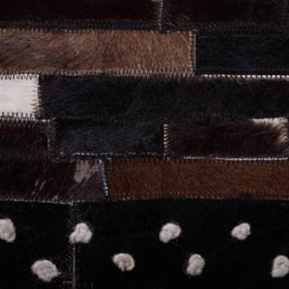 👉 Vloerkleed bruin leer wol One Size Color-Bruin donkerbruin 140 x 200 cm AKSEKI 4251682229265