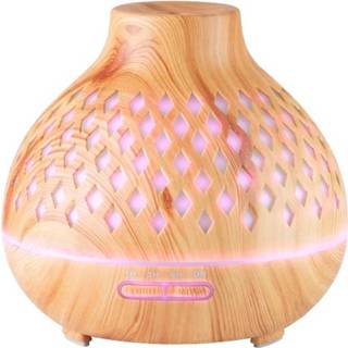 👉 Aromadiffuser hout One Size GeenKleur ACTIVE Aroma Diffuser Luchtbevochtiger Spa 10 Licht 400ml + Timer 5906717439582