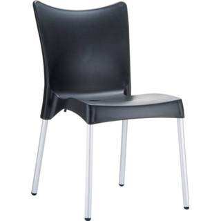 👉 Eetkamerstoel zwart kunststof One Size no color Bergfall - Modern 48 cm x 53 83 6090329068045