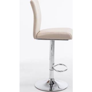 👉 Barkruk beige metaal One Size no color Tossenlia - Modern 38,5 cm x 47 95 6090322874827