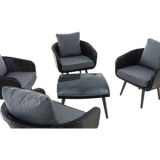 👉 Zwart One Size no color Portila Tuinmeubelen - Modern 70 cm x 30 6090320763703