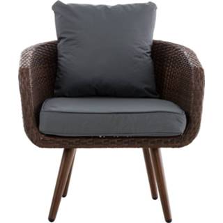 Bruin One Size no color Tysseland Tuinmeubelen - Modern 71 cm x 66 64 6090329086063