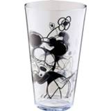 👉 Drinkglas transparant zwart glas One Size Color-Transparant Zak!Designs Mickey Mouse transparant/zwart 707226659783