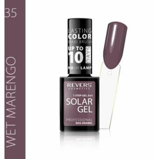 👉 Nagellak gel One Size GeenKleur REVERS® 3in1 Solar 12ml. - #35 Wet Marengo 5902815112310