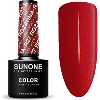 👉 One Size rood SUNONE UV/LED Hybride Gellak 5ml. – R27 Rozanna 5903332083558