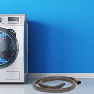 👉 Wasmachine afvoerslang grijs One Size Orange85 - Verlenging 2 m Universeel 8720289425425