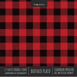 👉 Kladblok rood zwart engels Buffalo Plaid Scrapbook Paper Pad 8x8 Decorative Scrapbooking Kit for Cardmaking Gifts, DIY Crafts, Printmaking, Papercrafts, Red and Black Check Designer 9781636571614