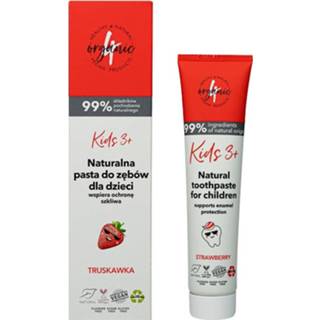 👉 Tandpasta One Size no color kinderen Kids natuurlijke 3+ Aardbei 75ml 5904181930017