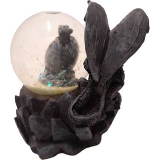 👉 Draken beeld polyresin One Size Color-Donkergrijs Set Sneeuwbol - van 2 fantasy gothic schudbol 7 cm | GerichteKeuze 8719481849436