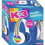 👉 Koptelefoon wit blauw kunststof One Size Color-Wit Studio 100 K3 Regenboog junior 85 dB wit/blauw 5414233239567