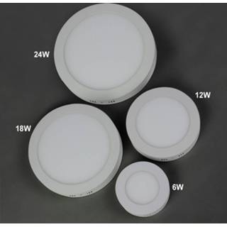 👉 Keukenlamp wit MetaalAcryl One Size Color-Wit LED plafondlamp opbouwlamp warm 12 W rond 7433645352389