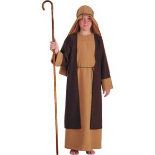 👉 Verkleedpak bruin katoen Color-Bruin Carnival Toys Jozef junior mt 128/134 2-delig 8004761278076