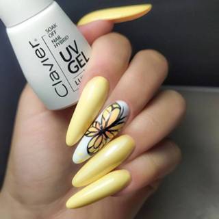 👉 One Size geel Clavier UV/LED Hybrid Gellak Luxury 10ml. #035 – Banana Cream 5907465656702