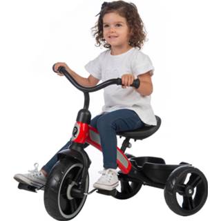 Driewieler rood wit zwart staal One Size Color-Rood QPlay Elite junior rood/wit/zwart 686268624655