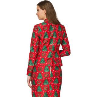 👉 Verkleedpak polyester s Color-Meerkleurig vrouwen Suitmeister Kerstbomen dames mt 8719323588714