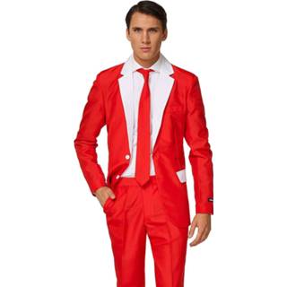 👉 Verkleedpak polyester s Color-Rood mannen Suitmeister Mr. Santa heren maat 8719323588509