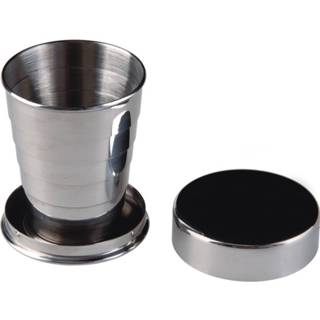 👉 Beker RVS zilver One Size Color-Zilver AceCamp inklapbare 60 ml 6932057815280