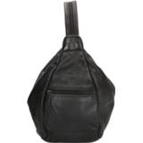 👉 Rugtas zwart leer Paint Rock Hide & Stitches Schouder/ 20076 8717924957212