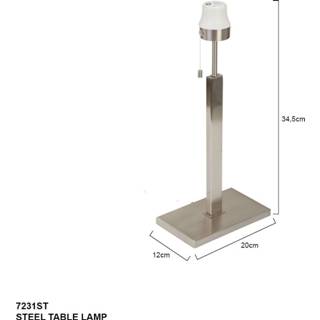 👉 Tafellamp staal metaal One Size Steinhauer Louis - 8712746087987