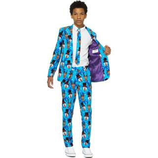 👉 Verkleedpak blauw polyester Color-Blauw jongens OppoSuits Winter Winner mt 146-152 8719323589049