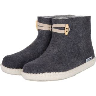 👉 Herenslof grijs vilten Color-Donkergrijs mannen High Boots grey Colour:Donkergrijs/ lichtgrijs Size:42 1127926002020