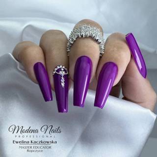 👉 One Size paars Modena Nails Gellak Bella Donna - Felicia 7,3ml. 8720246145021