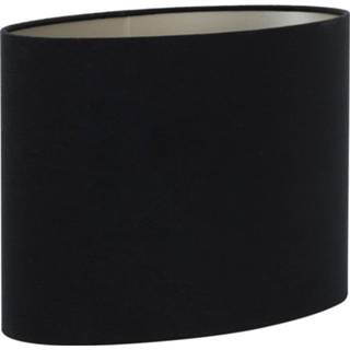 👉 Lampenkap zwart velours One Size Color-Zwart Ovaal - 21x45x32cm 8717807605919
