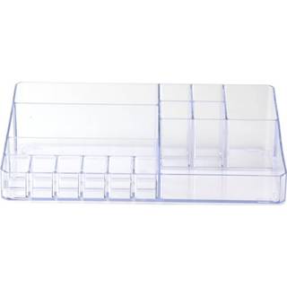 👉 Organizer transparant One Size Orange85 Make-up – Met Vakken Overzichtelijk 32 x 21 cm 8720289425920