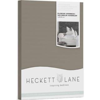 👉 Kussenslop grijs katoen satijn taupe Heckett & Lane Elementi Kussensloop - grey 40x80cm 8718518286329