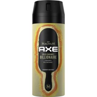 👉 Deodorant goud active 6x Axe Bodyspray Magnum Gold Caramel Billionaire 150 ml 8720181205385