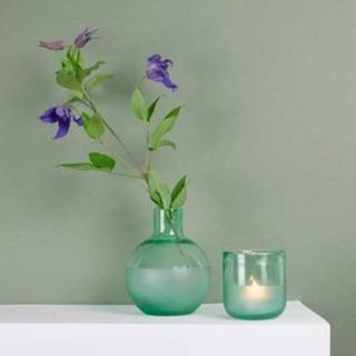 Waxinelichthouder groen glas One Size Color-Groen Home Delight Fog - Default Title 8719831092925