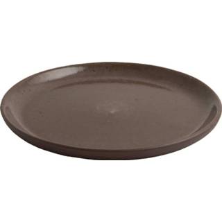 👉 Dinerbord bruin One Size Color-Bruin OSKAR YANN 21,5 cm - set van 4 / D21.5 5414443192294