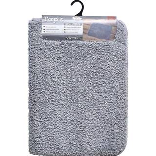 👉 Badmat antislip microvezel One Size meerkleurig grijs Mooie Anti Slip Badkamermat – Micro Vezel - Badmat/Douchemat Licht 50x70CM Vloerkleed Mat voor in Badkamer/Toilet/WC Badkamer 8720359704511