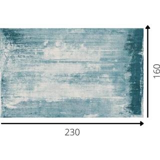 👉 Vloerkleed blauw stof One Size Color-Blauw Juul 160x230 cm 8720239804591