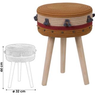 👉 Kruk One Size meerkleurig Cotton robe musta – 3 poten gebreid design 8720359701770