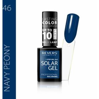 👉 Nagellak gel One Size GeenKleur REVERS® 3in1 Solar 12ml. - #46 Navy Peony 5902815112426