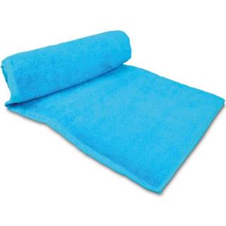 👉 Strandlaken katoen XL cyaan - Beach Towel Aqua 8717755313768