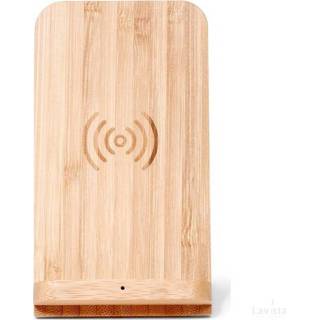 👉 Draadloze oplader One Size GeenKleur Brainz met standaard - Bamboo 5 watt 8720039672949