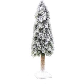 👉 Kunstkerstboom groen PE One Size Op Stam H60 x Ø14 cm Besneeuwd 8720014484093