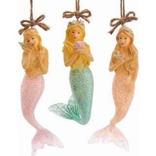 👉 Ornament transparent resin s One Size GeenKleur Mermaid 6 inch Kurt S. Adler 86131548314