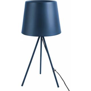 👉 Vloer lamp staal Color-Blauw One Size blauw Leitmotiv vloerlamp Classy 57 cm E27 40W donkerblauw 8714302661563