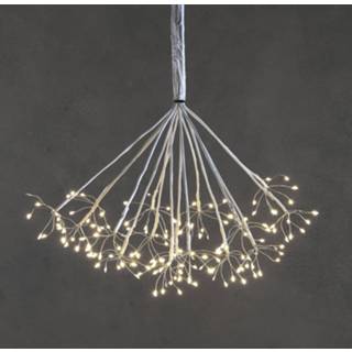 👉 Hangverlichting wit kunststof One Size Color-Wit Luca Lighting Dandelion 80 cm 160 led IP44 8718861853063