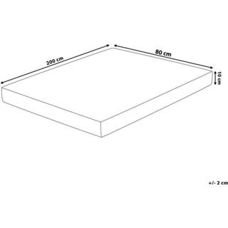 👉 Matras polyester medium One Size Color-Wit 80 x 200 cm PICCOLO 4251682241076